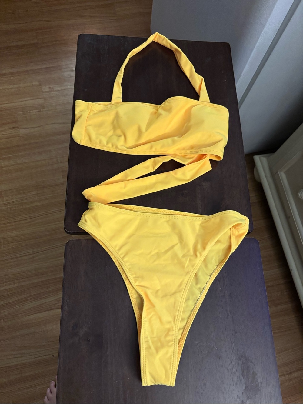 Bright Yellow  Bikini Set